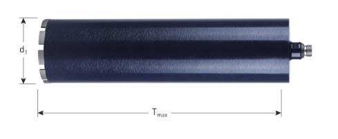 ROTEC Diamantboor, blauw, nat, ø10x400 (per stuk)